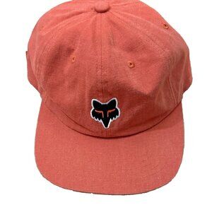 Fox Head Burnt Orange Hat with Buckle Clasp